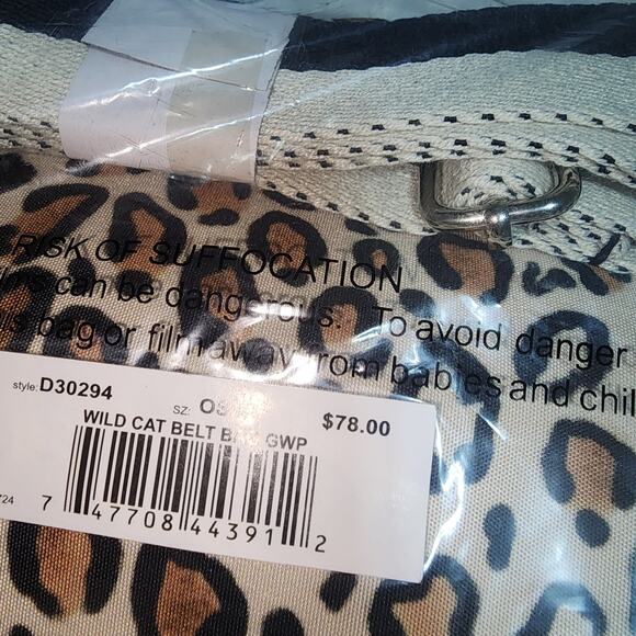 BRIGHTON NWT FASHIONISTA WILD CAT BELT BAG - Picture 3 of 7